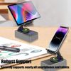 4 in1 Cell Phone Stand Holder with Wireless Bluetooth Speaker Induction Audio
