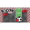 Soccer Fun Red NPM - Premade Scrapbook Pages - EZ Layout 3293