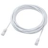 Elecom ECLD-GPAM/WH70 LAN Cable CAT6A 2.6 ft (7 m) Nail Breaking Prevention Mesh Cable, White