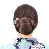 Priscilla Kimono Chignon Horizontal U-5 BB/Dark Brown