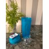 Protein shaker bottle with steel ball (Blue)