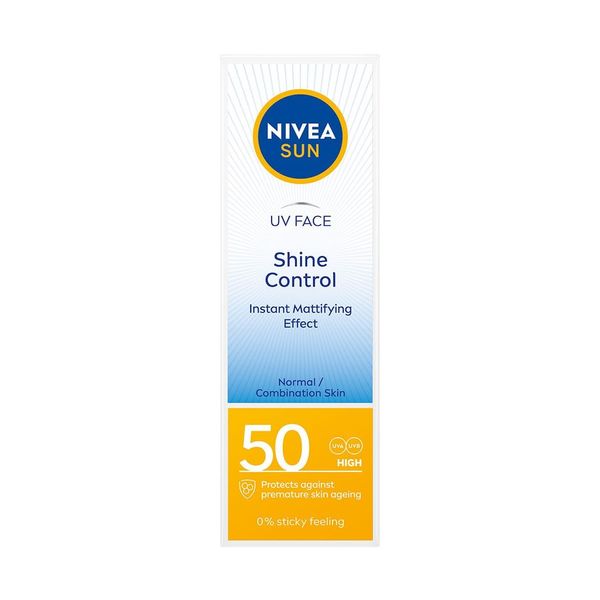 Nivea Sun UV Sunscreen Face Shine Control Cream for Mat Look SPF50, 50ml