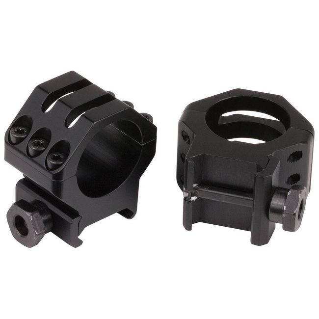 WEAVER 1-Inch Six Hole Tactical High Rings (Matte Black)