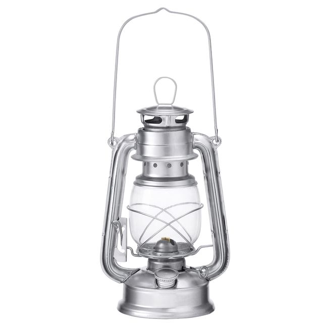 Kameyama SJ574-0020SI Oil Lantern, Silver,