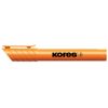 Kores TM36004 Highlighter Pen, Extra-Thick, Orange