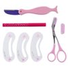 Eyebrow Set Pencil Razor Scissor Stencil Styles Template Shaping Shape brow kit