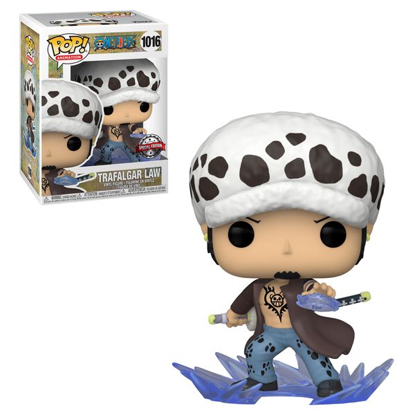 Funko Pop! Animation: One Piece Trafalgar D. Law Exclusive Vinyl Figure - Special Edition #1016