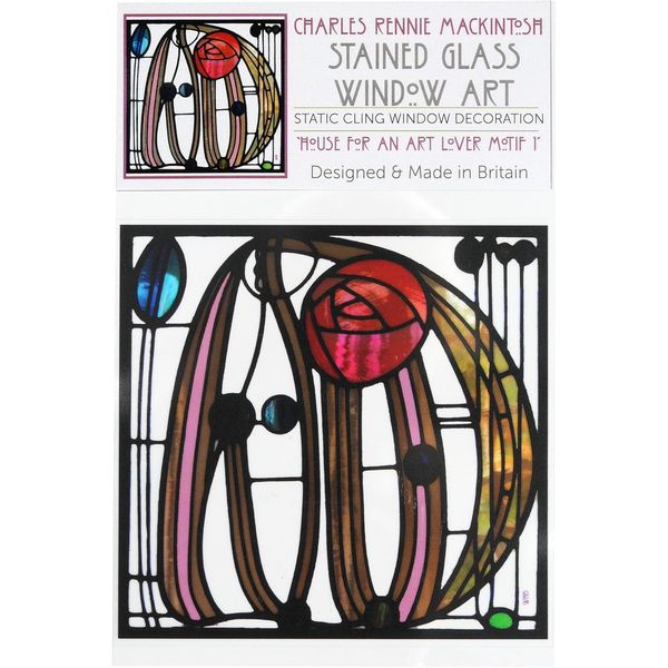 Static Window Cling in House for an Art Lover Design