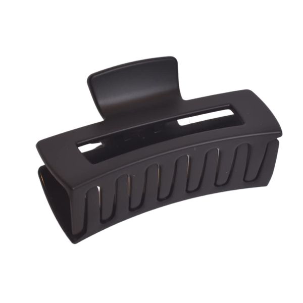 Bellefixe Premium Designer Jaw Clips (8.5cm, Matte Black)