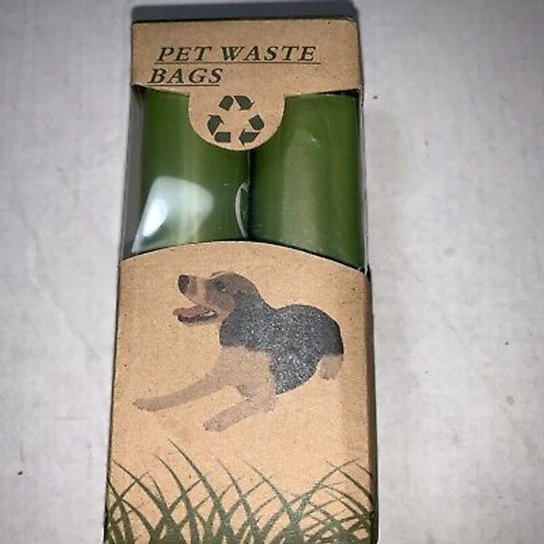 Pet Waste Bags (Green) 4 Rolls