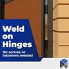 Heavy Duty Weldable Butt Hinges 5" x 5" - Steel Butt Hinges  | 6 Pieces