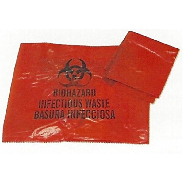 40" x 47" x 1.5 ml Red Biohazard Bag ( 200 per box)