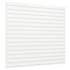 Slatwall Panel 4FT X 4FT, Interlocking Slat Wall Paneling Garage Wall Organizer,