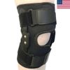Hinged Knee Brace Adjustable Wraparound Open Patella Support Neoprene (XLarge)