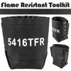 Flame Retardant Tool Kit with Replacement Probe Tip Hole, Water Repellent, Black
