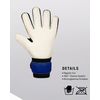 JAKO Unisex Torwart-Handschuhe River Basic RC, Navy/SkyBlue/Coral, 4