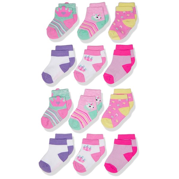 Cherokee Little Girls 12 Pack Shorty Socks