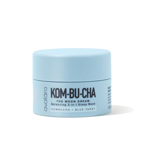 Avatara - Kombucha The Moon Dream Night Cream Refill, Balancing Face Moisturizer with Niacinamide, Blue Tansy Oil, and Vitamin C, 2-in-1 Moisturizer Face Cream and Overnight Face Mask, 1.69 fl. Oz.