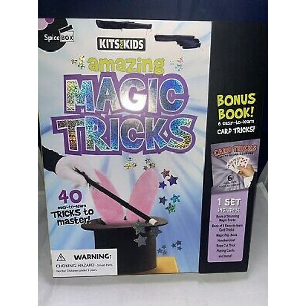 Amazing Magic Tricks SpiceBox Kits for Kids. 41 Tricks.