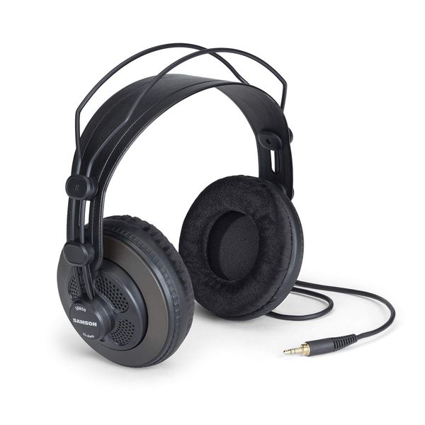 Samson SR850 Traditional Wired Headphones, Black m