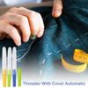Needle Threader, 3Pcs Automatic Needle Threader, Automatic Threader Tool for Household,Needle Threader DIY Lovers, Universal Sewing Tool with for Hand Threaders Sewing