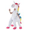 Morph MCGIUN Adults Unicorn Costume, Men, White, Multicolour, One Size