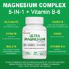 3 Packs - Magnesium Supplement - 5 in 1 Complex 420Mg
