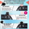 PlayRealm NO Falling Off Thumbstick Extender x 2 & Thumb Grip x 4 for PS5 & PS4 Controller (Pink Pack)