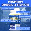 2 Pack Triple Strength Omega 3 Fish Oil Supplements 3000mg Per Serving, 360 ct