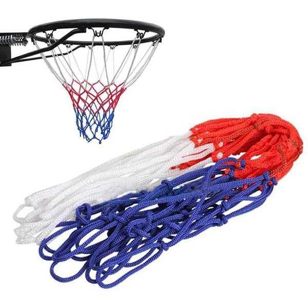 Basketballnetz, Basketball Netz, Basketball Net Nylon, Profi Basketballnetz, Basketballnetz 12 Schlaufen, Netz für Basketballkorb Outdoor, Basketball Ersatznetz, 12 Loch Standard Basketballkorb Netz