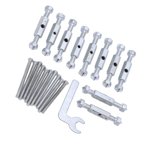 Cassette Repair Device, Quick Installation Electrical Box Repair Kit 118 Type for Light Switch Socket(Metal Support Rod)