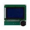 Replacement 3D Printer Screen, LCD Display Screen With 2 Cables For CR-10S 3D Printer, 9.2x8.5CM Display Mainboard With White Characters / Blue Backlit (Green)