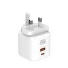 High-Speed Dual-Port 65W USB Charger with Replaceable Plugs – PD + QC3.0 Quick Charging