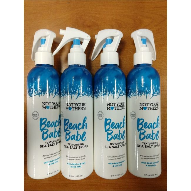 4Pk: Not Your Mother's Beach Babe Texturizing Sea Salt Spray 8 oz. (0067) R3P1