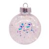 Kurt Adler 60MM 6pc Shatterproof Iridescent Glittered Ball Ornaments