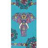 Miracle Home. Elephant Microfibre Towel, 100% Polyester, 95 x 175 cm. 11828