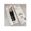 Grimas Round Flat Face Paint Brush Set Synthetic Hair