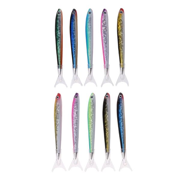 Lyguy Creative Fish Ballpoint Pen Ocean Signature Stationery School Office Supplies Black