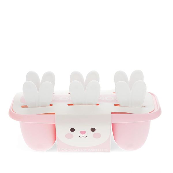 Pink Ice Lolly Mould - Bunny Ears