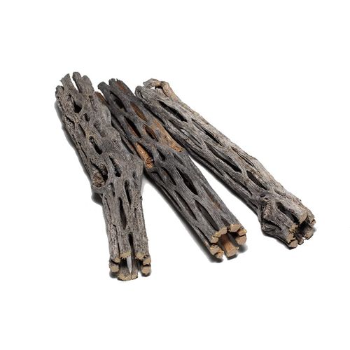 Natural Cholla Wood for Aquarium Decoration, Shrimp, Hermit Crab, Chew Toys for Small Pets (6 Inches Long(Pack of 3))