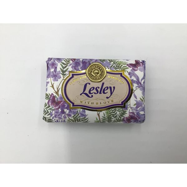 Lesley - Gift Soap Bar For Her Birthday Rose Scent Mum Grandmother Cleanser Lather Present Girl
