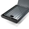 Officemate Recycled Double Storage Clipboard/Forms Holder, Plastic, Gray/Black (83357)