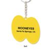 Moon Eyes MKR-026 Rubber Key Ring, Yellow, yellow