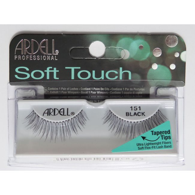 (LOT OF 12) Ardell Professional - Soft Touch Lashes 151 Black