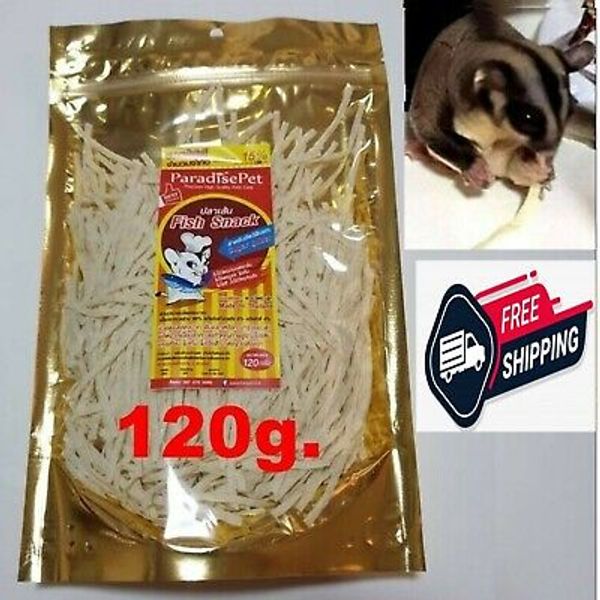 120g Paradise Pet Fish Protein Snack Hamster Sugar Glider Animal Teeth Care