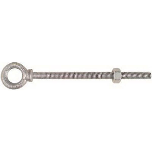 3/8 x 6-Inch Galvanized Forged Eye Bolt