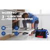 WORKPRO 3 Pack 12" Tool Pouches Heavy-Duty Small Tool Bag Utility Pouch w/Zipper