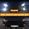 DOT Pair 7 inch Round LED Headlights High/Low Beam For Chevy Nova Camaro Monza