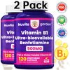 2 Pack Super Vitamin B1 Energy , Dietary Supplement for Brain Cell Function