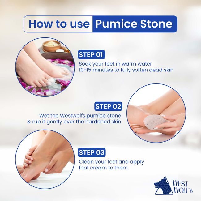 Pumice Stone Feet Hard Skin Remover Foot Scrubber for Dead Skin